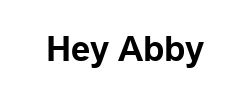 Hey Abby logo