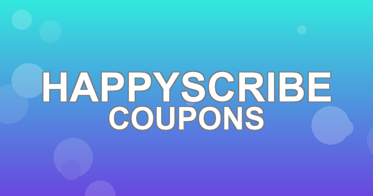 HappyScribe Deals