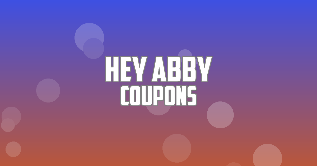 Hey Abby Deals