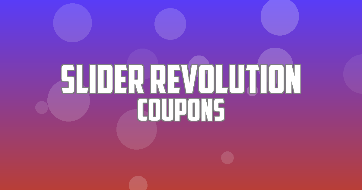 Slider Revolution Deals